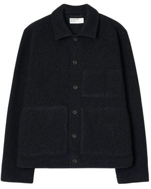 Universal Works Uniform-Jacke Aus Wollfleece - Schwarz