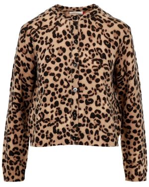 Semicouture Round-Neck Knitwear - Zwart