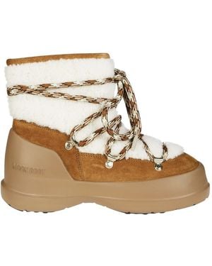 Moon Boot Shearling Winterstiefel - Mettallic