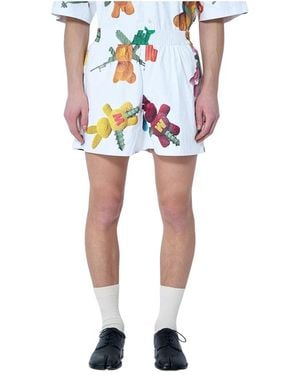 Walter Van Beirendonck Casual Shorts - Blue