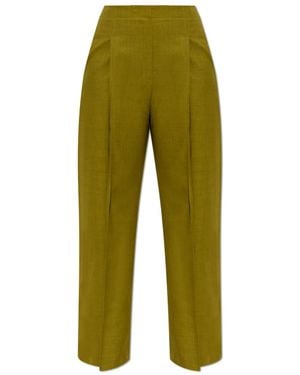 Theory Cropped Trousers - Vert