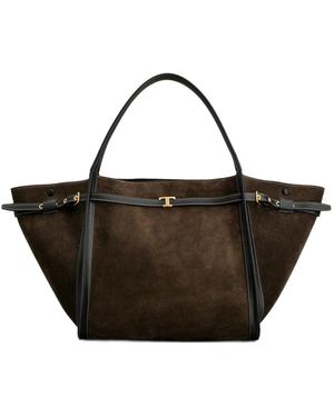 Tod's Tassen ,Bruin ,Tote Bags - Zwart