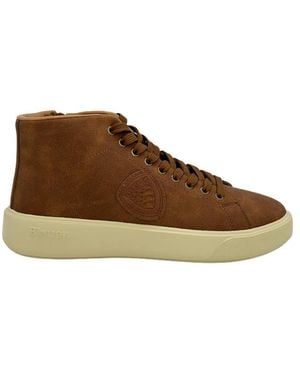 Blauer Sneakers - Brown