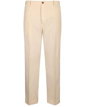 Dell'Oglio Suit Trousers - Natural