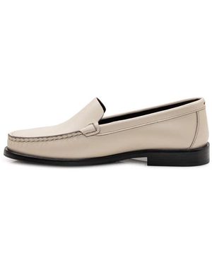 Aeyde Schoenen ,Leer Arthur Apron Loafers - Wit