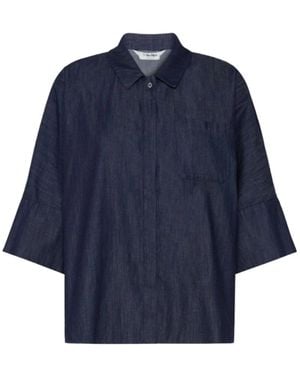 Max Mara Stmrugiada Denim Shirt - Blauw