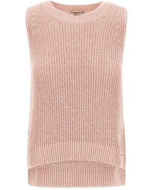 Herno Round-Neck Knitwear - Rose