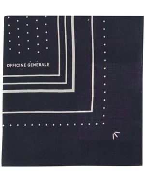 Officine Generale Winter Scarves - Blue