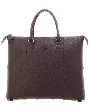 Gabs Tassen ,Bruin ,Katoen Convertible Leather Bag