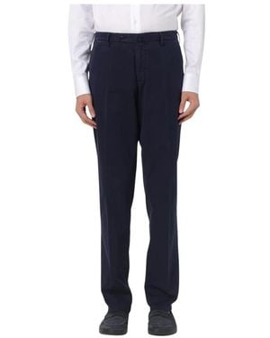 Luigi Bianchi Straight Pants - Blue