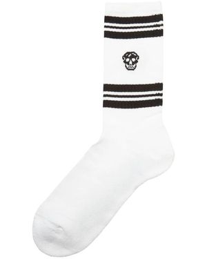 McQueen Skull Socken - Weiß
