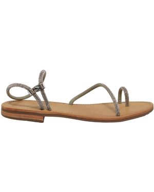 Les Tropeziennes Flat Sandals - Bruin