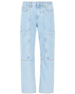 Gcds Straight Fit Jeans - Blue