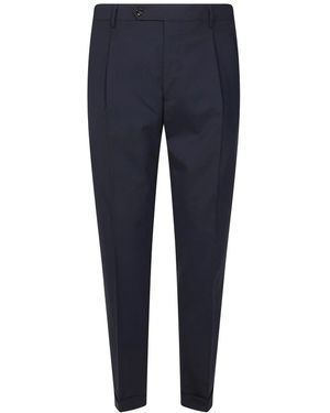 BERWICK 1707 Suit Trousers - Blue