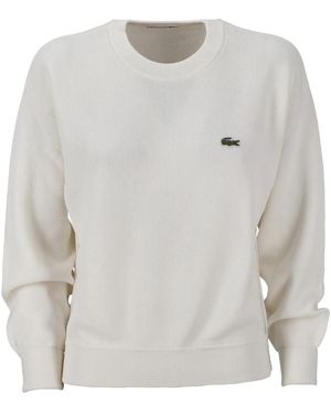 Lacoste Round-Neck Knitwear - Grijs