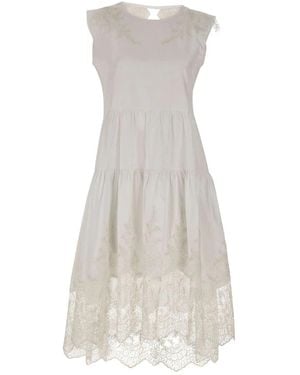 Maurizio Mykonos Midi Dresses - Grey