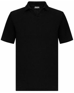 Franzese Collection Tops ,Zwart ,Katoen Sal Da Vinci Polo