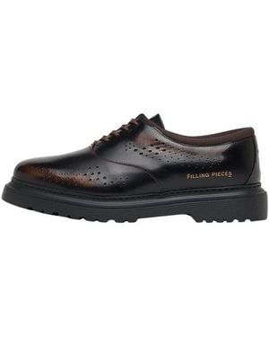 Filling Pieces Laced Shoes - Noir