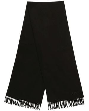 A.P.C. Winter Scarves - Black