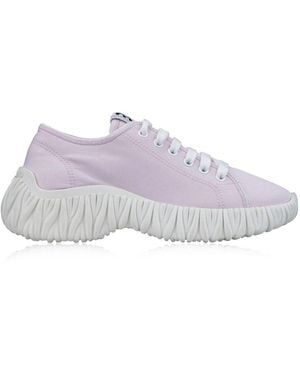 Miu Miu Stoff schnürschuhe für frauen - Lila