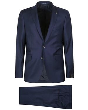 Tagliatore Single Breasted Suits - Blauw