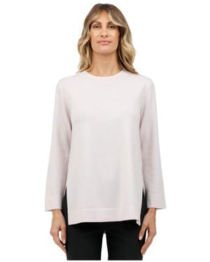 Gran Sasso Round-Neck Knitwear - Blanc
