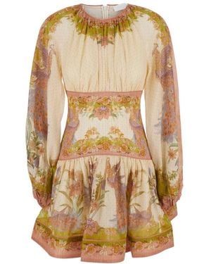 Zimmermann Indra Mini Dress - Mettallic