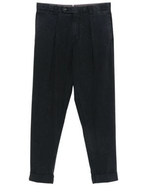 BERWICK 1707 Straight Pants - Black