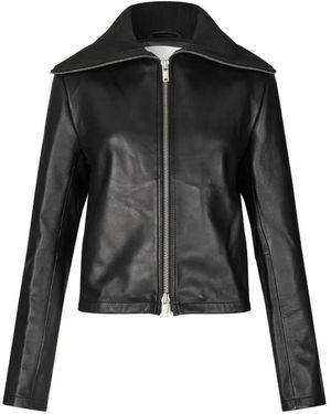 Samsøe & Samsøe Leather Jackets - Negro