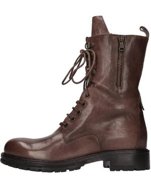 Hundred 100 Lace-Up Boots - Brown