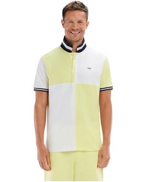 Eden Park Tops ,Veelkleurig ,Katoen Katoenen Polo Met Korte Mouwen - Groen