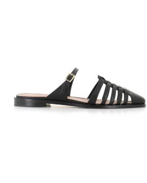Malone Souliers Mules - Black