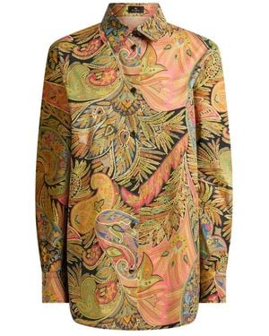 Etro Hemden - Groen