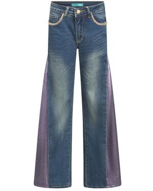 Tooche Unieke Designer Jeans Voor - Blauw