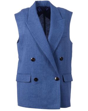 Max Mara Vests - Blauw