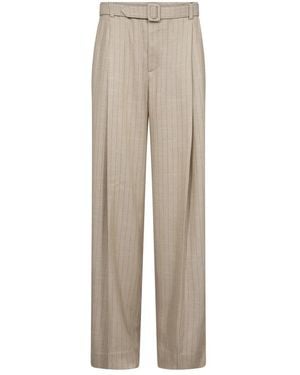 Mos Mosh Straight Trousers - Natural