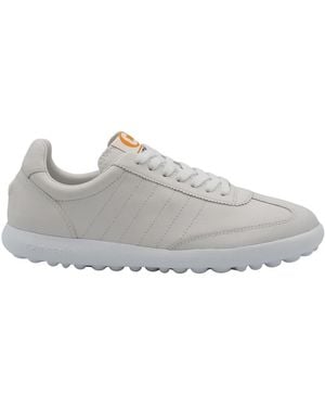 Camper Weiße Ledersneakers Leicht Stilvoll - Grau
