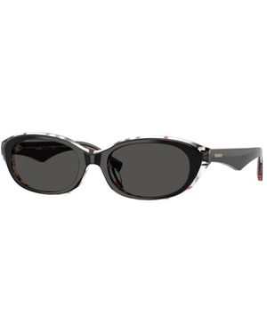 Burberry Be4447D Ovale Zonnebrillen - Zwart