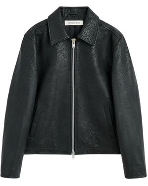 sunflower Lederjacke - Schwarz