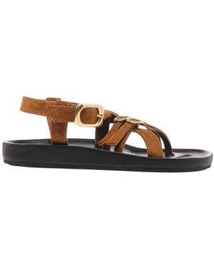 Claris Virot Flat Sandals - Brown