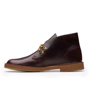 Clarks Lace-Up Boots - Brown