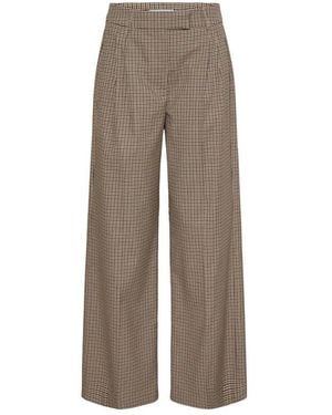 B.Young Wide Trousers - Marrón