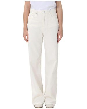 ARMANI EXCHANGE Wide Leg Hose - Weiß