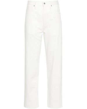 Jil Sander Weiße Gerades Jeans Casual Stil