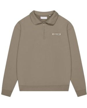Croyez Etiquette Half-Zip - Grau