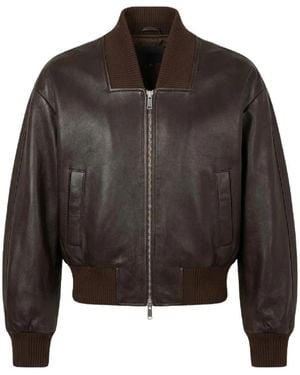 Self-Portrait Leather Jackets - Negro