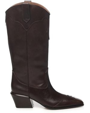 Paris Texas Cowboy Boots - Brown