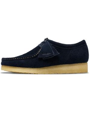 Clarks Wallabee Suede - Blau