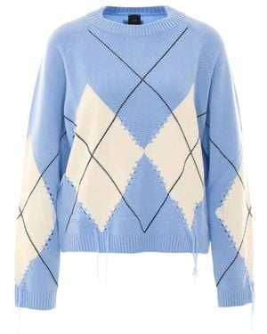 Pinko Berna Strickpullover - Blau