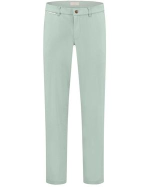 Com4 Broeken ,Groen ,Katoen Modern Chino